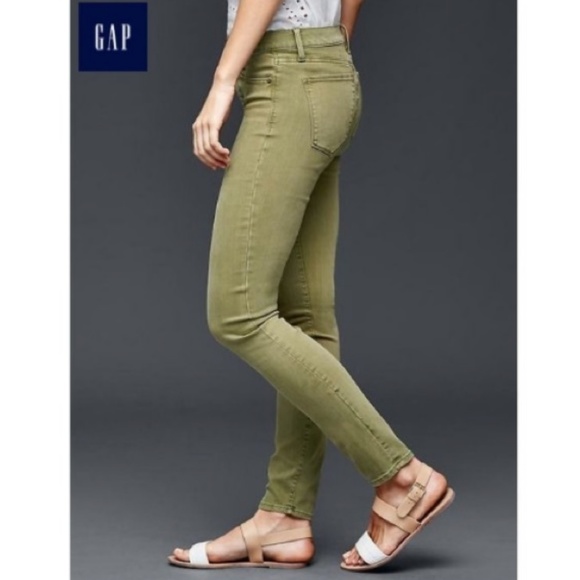 GAP Denim - FLASH SALE - GAP Olive Skinny Denim